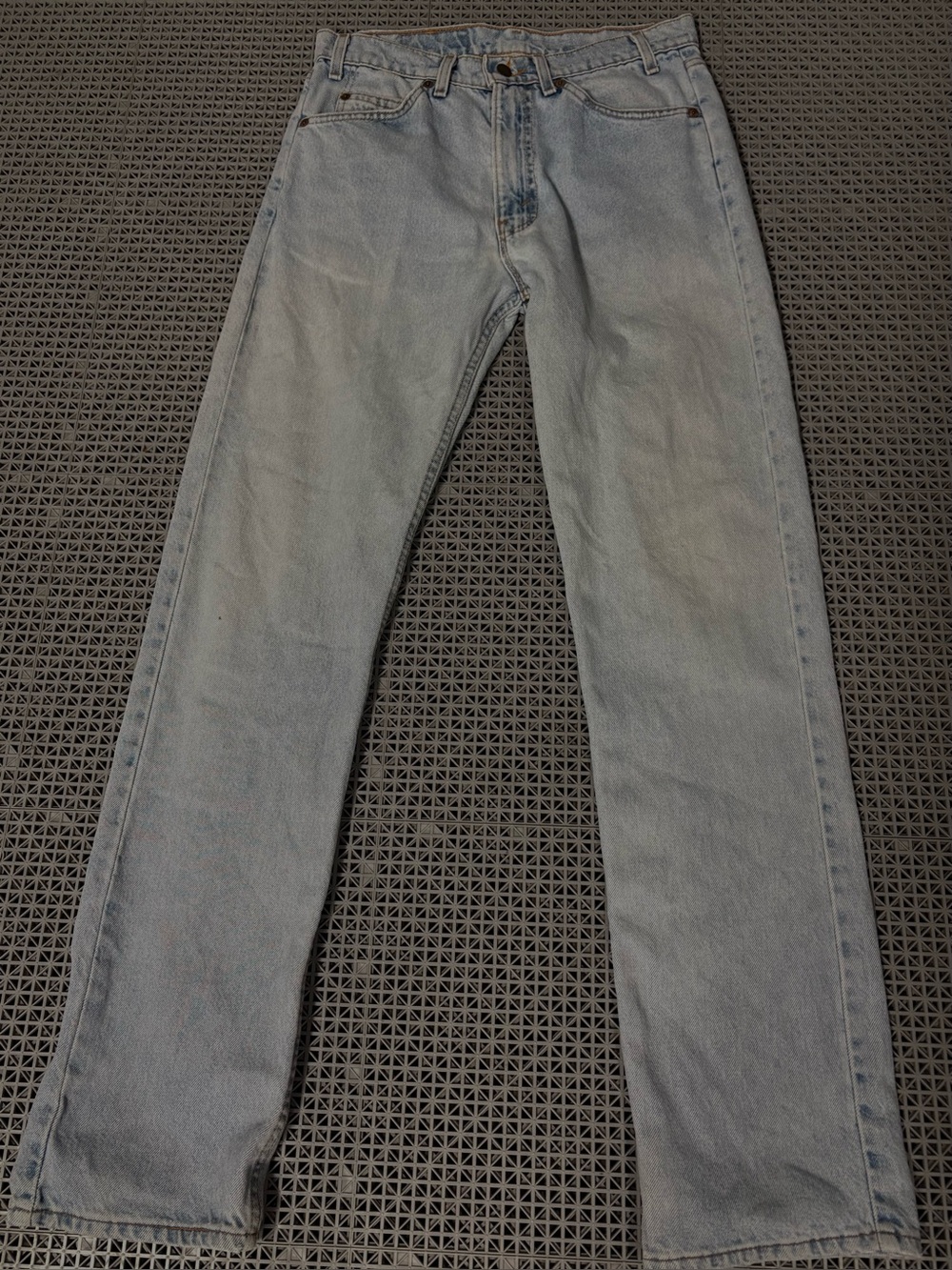Vintage 1990’s Levi's 505 Orange Tab Light Wash Blue Jeans - Made in USA